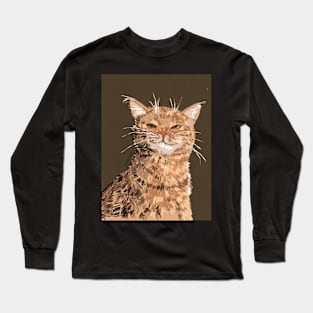 Smug Cat Long Sleeve T-Shirt